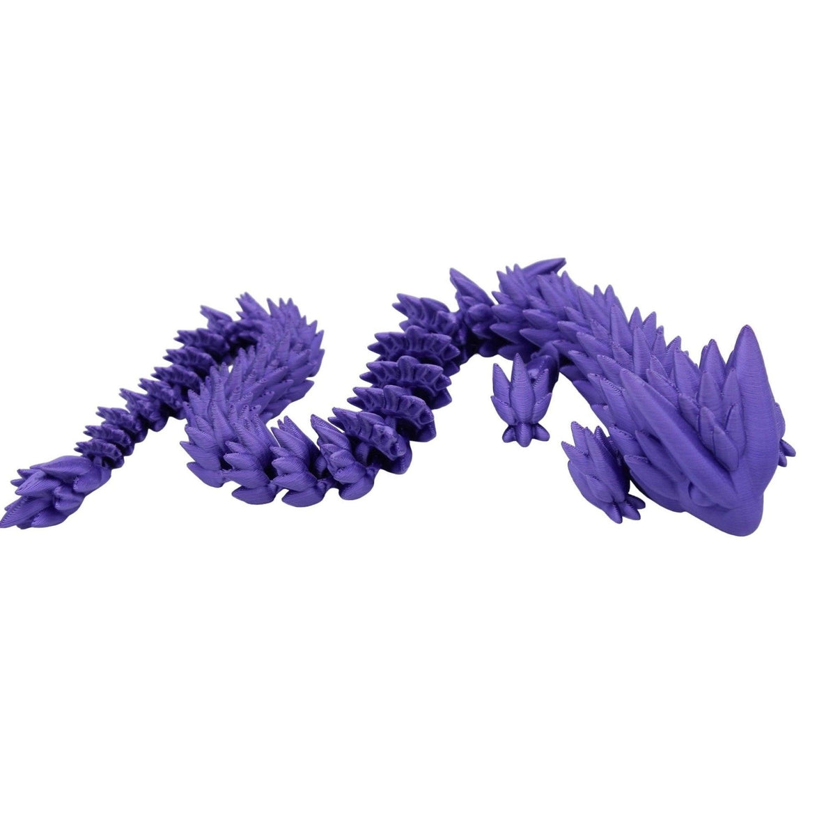 Spiky Dragon Fidget Toy - 3D Printed Articulated Dragon - Alchemist Cards & Games