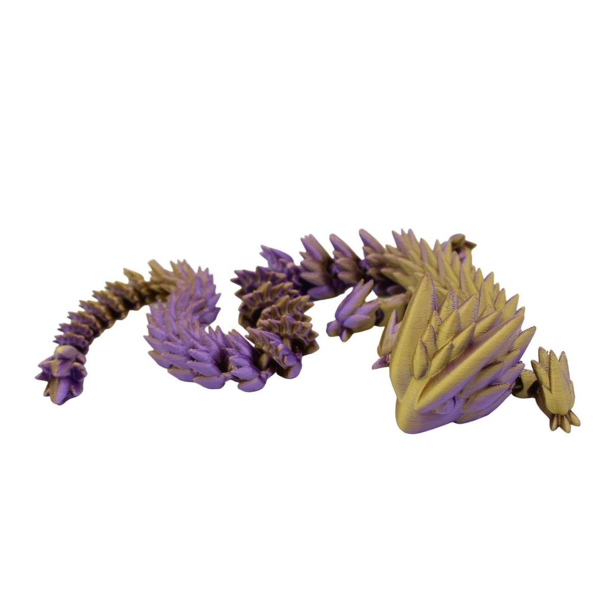 Spiky Dragon Fidget Toy - 3D Printed Articulated Dragon - Alchemist Cards & Games