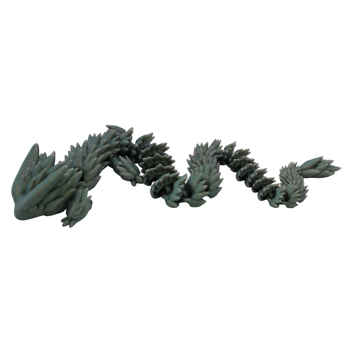 Spiky Dragon Fidget Toy - 3D Printed Articulated Dragon - Alchemist Cards & Games