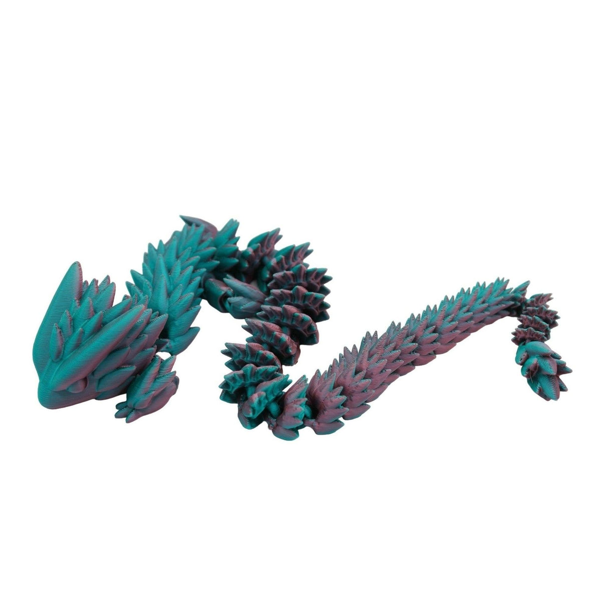 Spiky Dragon Fidget Toy - 3D Printed Articulated Dragon - Alchemist Cards & Games