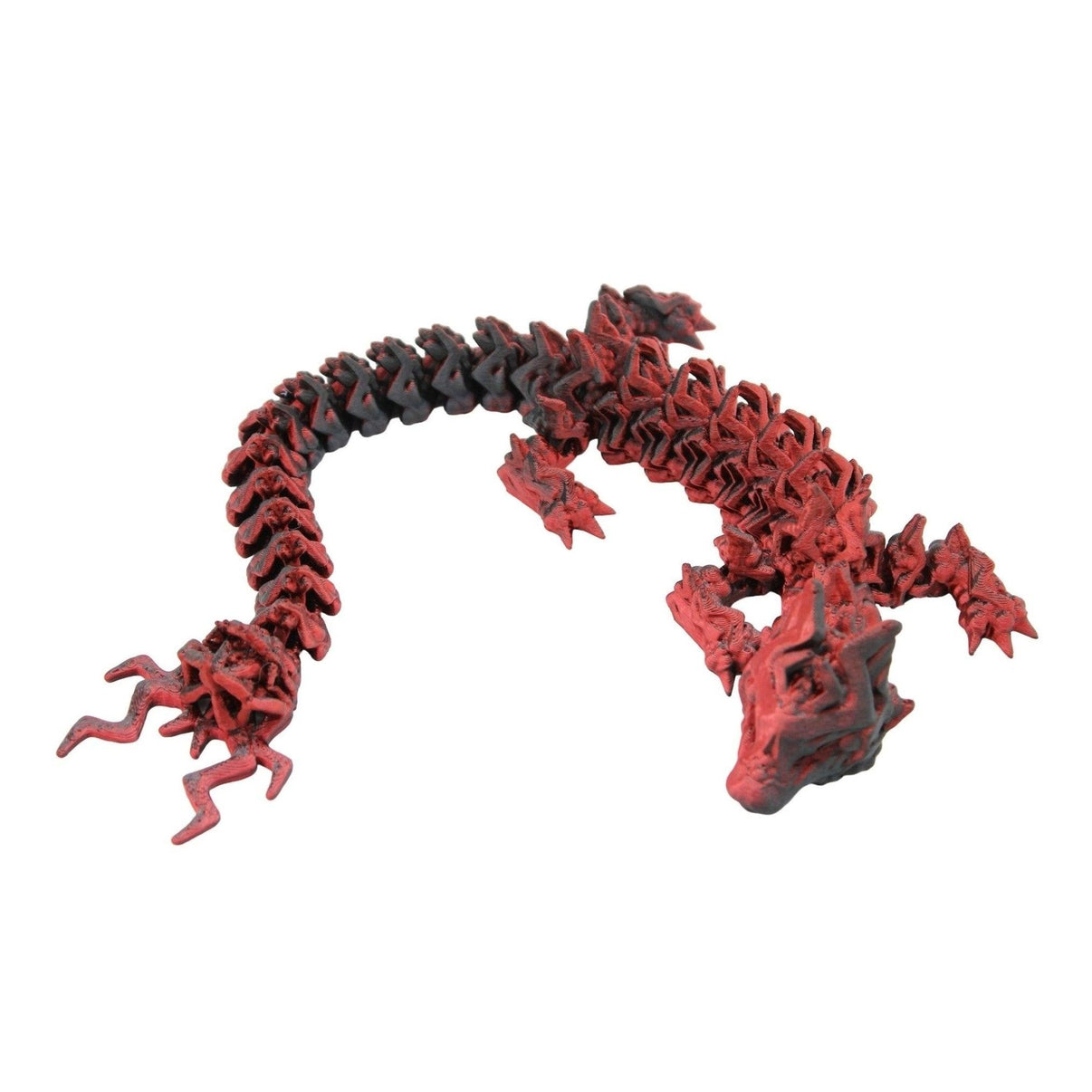 Storm Dragon Fidget Toy - 3D Printed Articulated Dragon - Alchemist Cards & Games