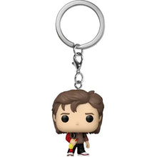 Stranger Things season 5 Steve Harrington funko pocket pop keychain in red and black durable vinyl outfit design