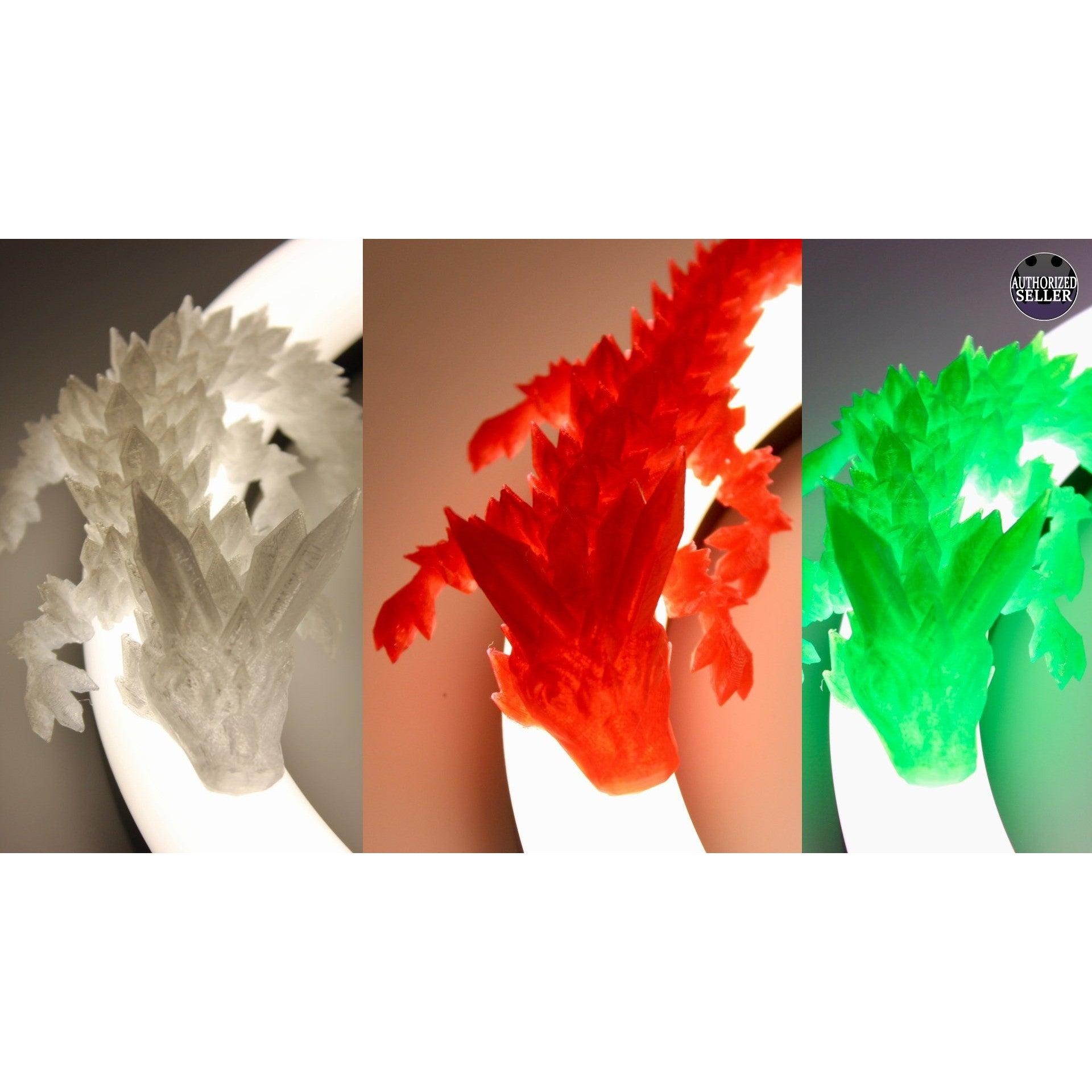 Translucent Crystal Dragon Fidget Toy - Articulated Dragon - Alchemist Cards & Games