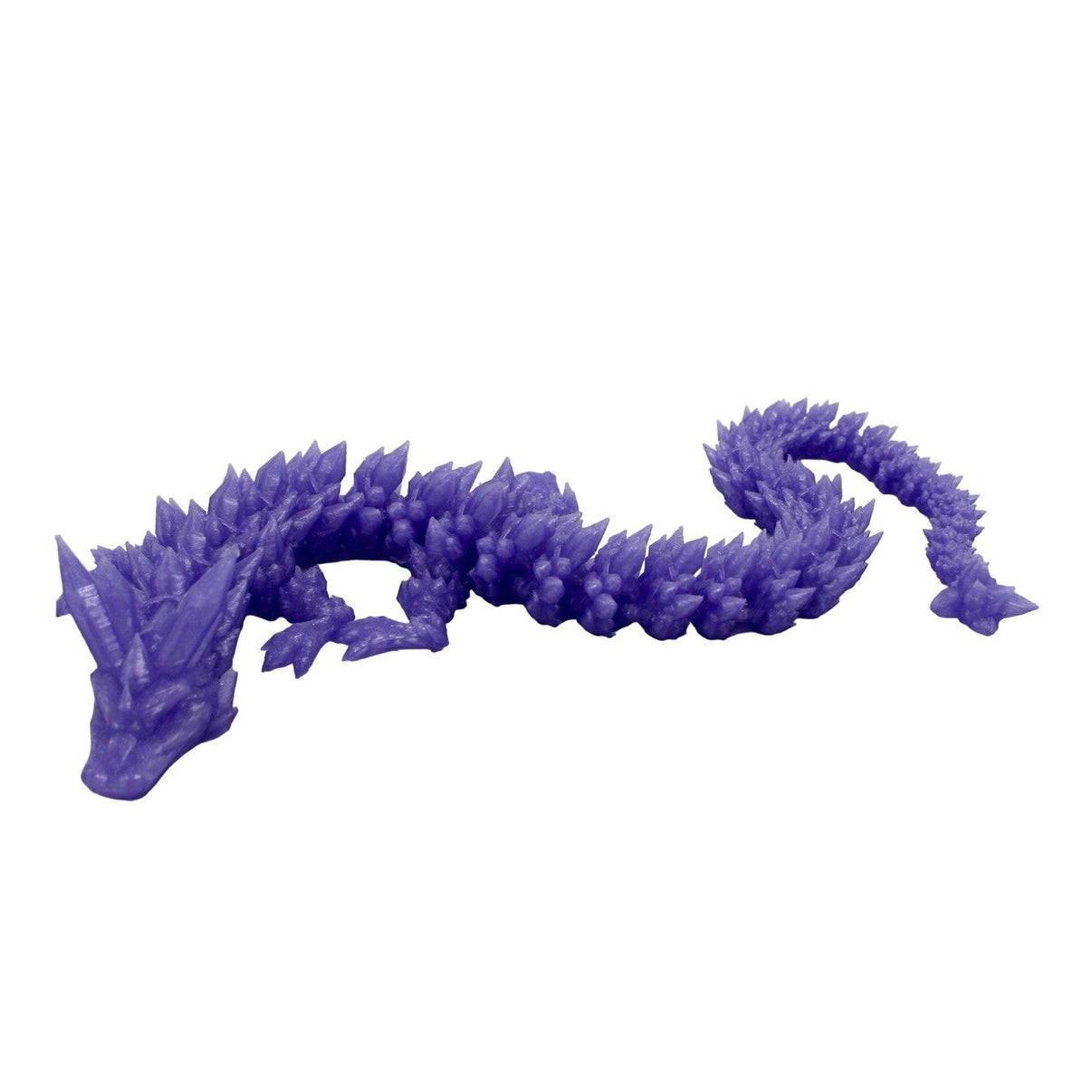 Translucent Crystal Dragon Fidget Toy - Articulated Dragon - Alchemist Cards & Games