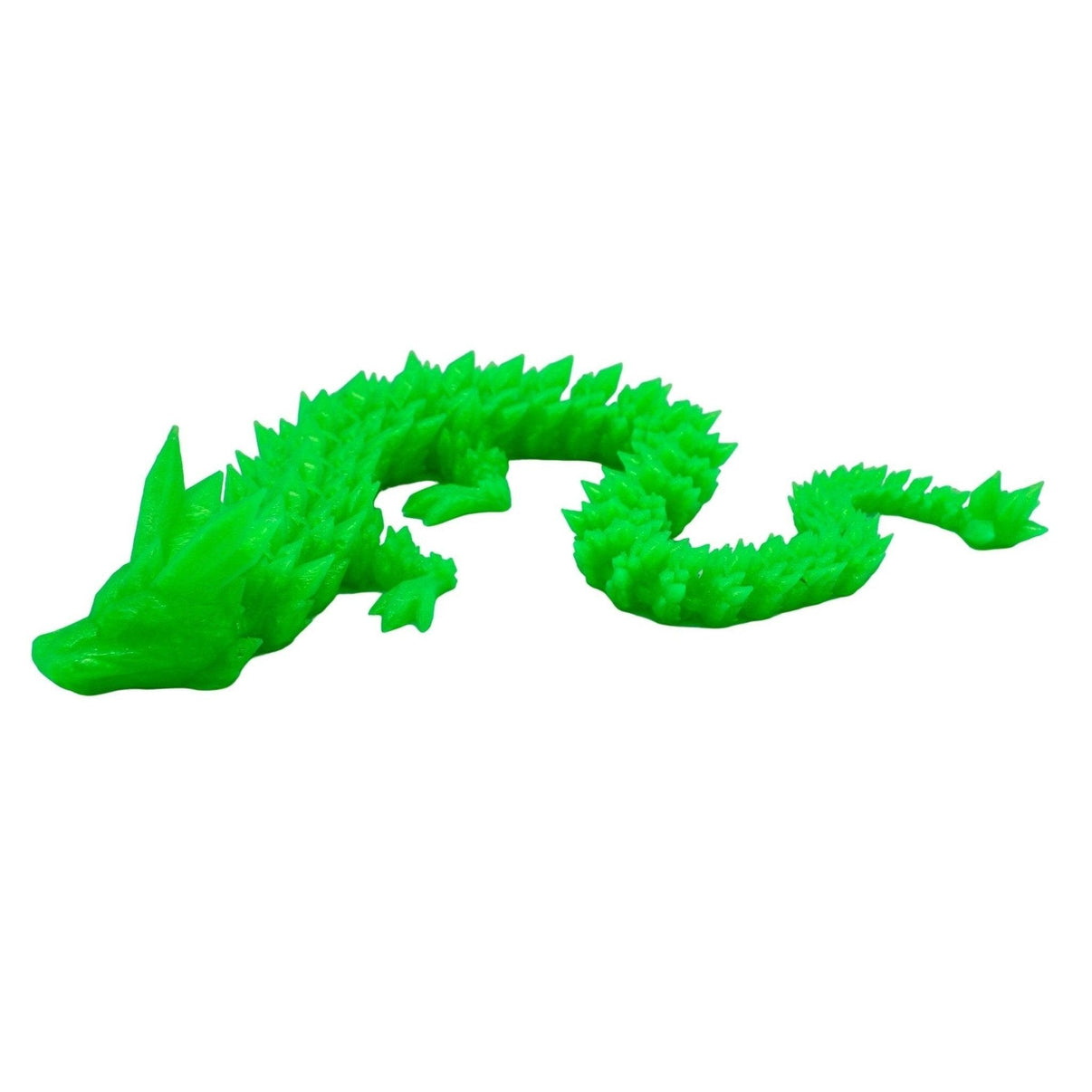 Translucent Crystal Dragon Fidget Toy - Articulated Dragon - Alchemist Cards & Games