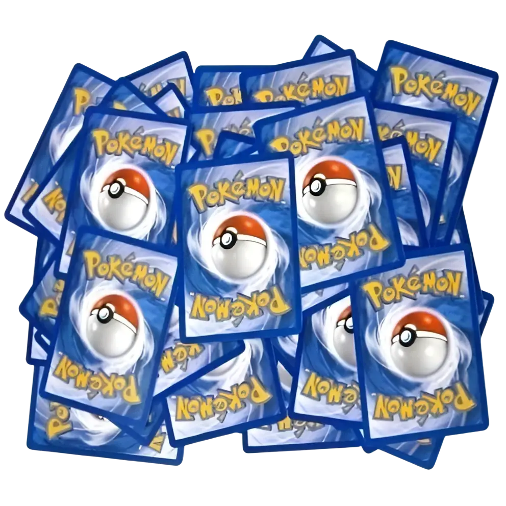 Ultra pro 100 count ultra clear premium card storage sleeves in blue with white and red poké ball design for trading cards
