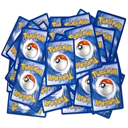 Ultra pro 100 count ultra clear premium card storage sleeves in blue with white and red poké ball design for trading cards