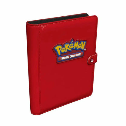 Red Pokemon Trading Card Game binder.