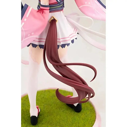 Uma Musume Pretty Derby Sakura Chiyono O 1:7 scale artfx statue with long maroon hair and pink white skirt