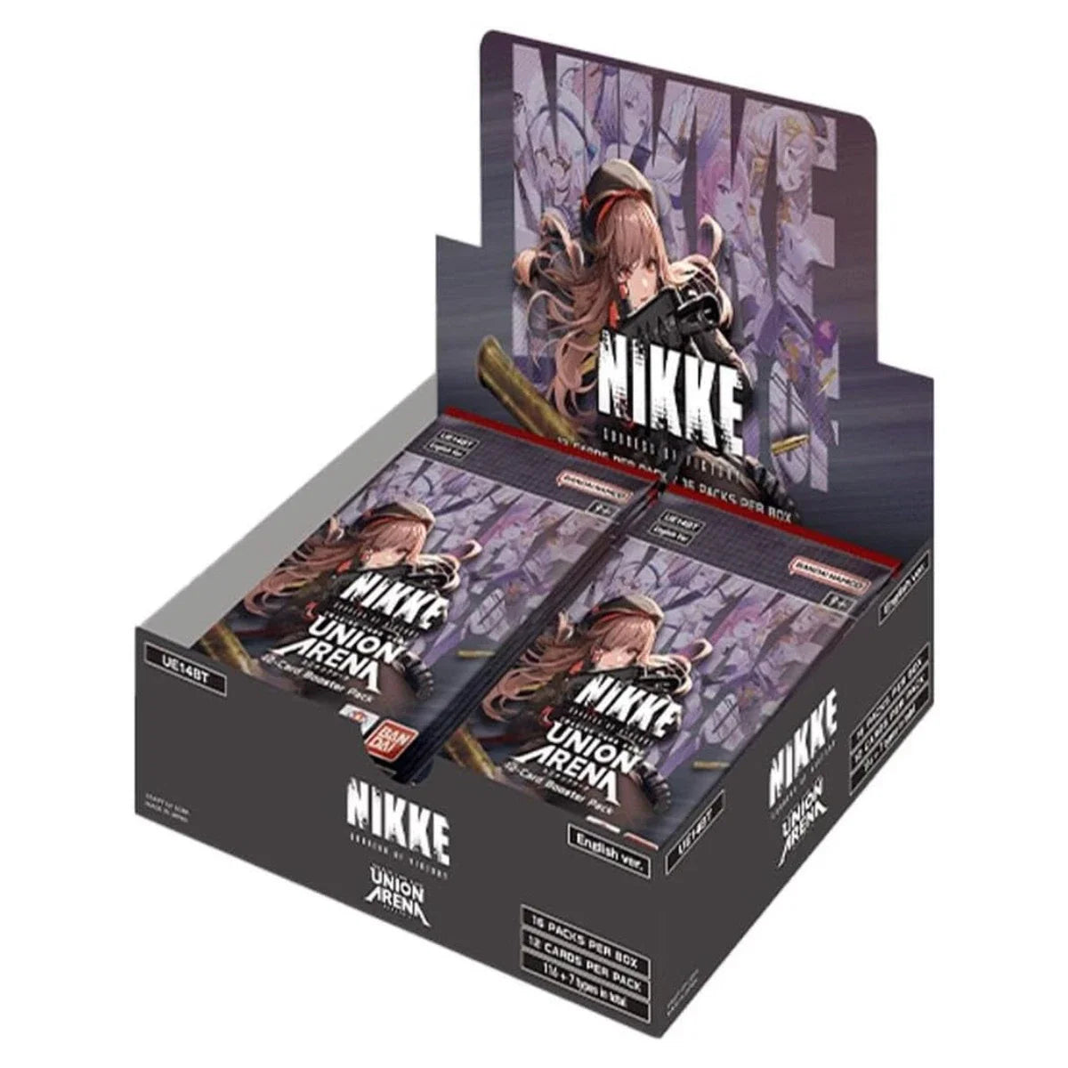 Nikke union arena trading card box set.