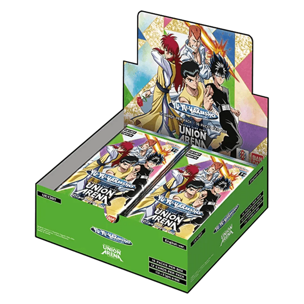 Green toy box with anime characters on the front, featuring a popular brand’s logo.