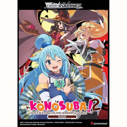 Blue-haired anime girl with a fan, bushiroad card game booster pack.