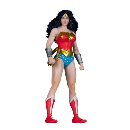 Wonder Woman 1980s #61 7-inch scale action figure by McFarlane toys with red gold and blue detailed painted finish