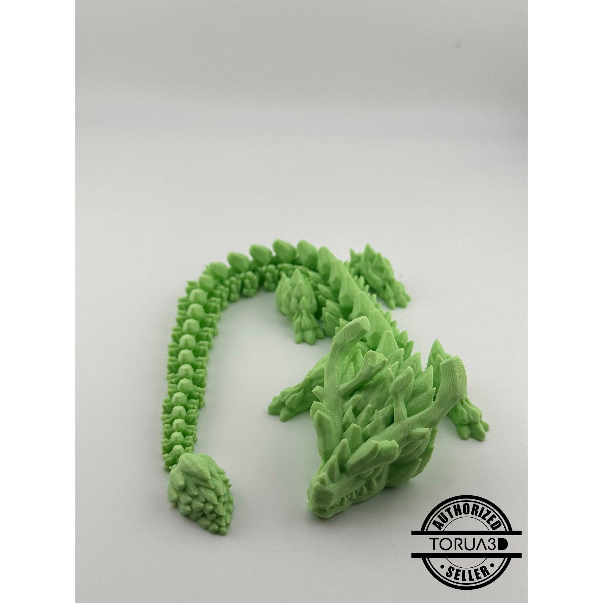 Forest Dragon Fidget Toy - 3D Printed Articulated Dragon - Alchemist Cards & Games