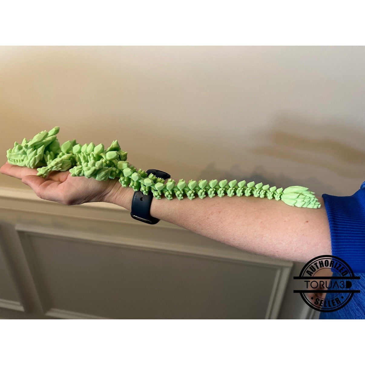 Forest Dragon Fidget Toy - 3D Printed Articulated Dragon - Alchemist Cards & Games