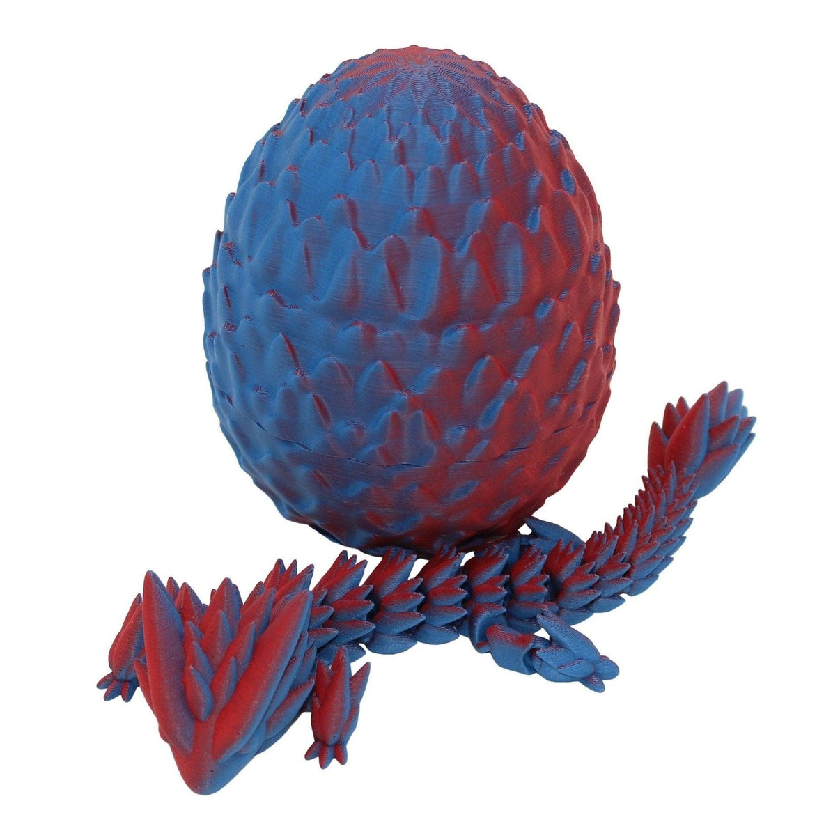 Spiky Dragon and Egg Fidget Toy - 3D Printed Articulated Dragon - Alchemist Cards & Games